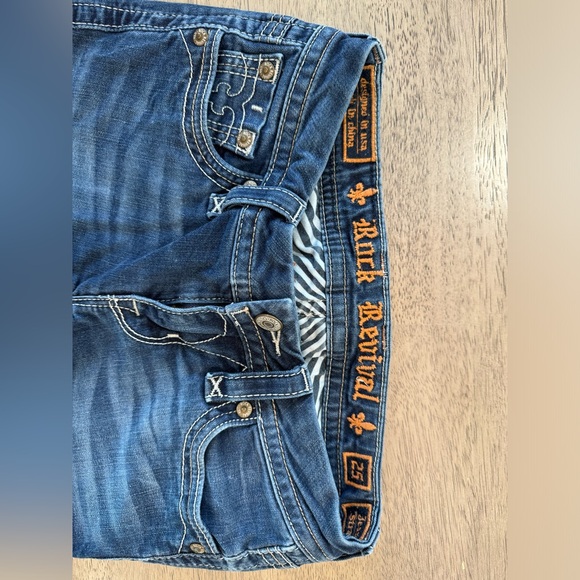 Rock Revival low rise medium wash straight jeans - Picture 5 of 10